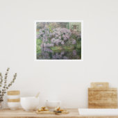 Hydrangeas aan de oevers van de Lys, 1898 (olie) Poster (Keuken)