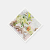 Hydrangeas Bella Waterverf Papieren servetten (Hoek)