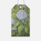 Hydrangeas bij Lanhydrock, Cornwall in Pastel Cadeaulabel (Voorkant)