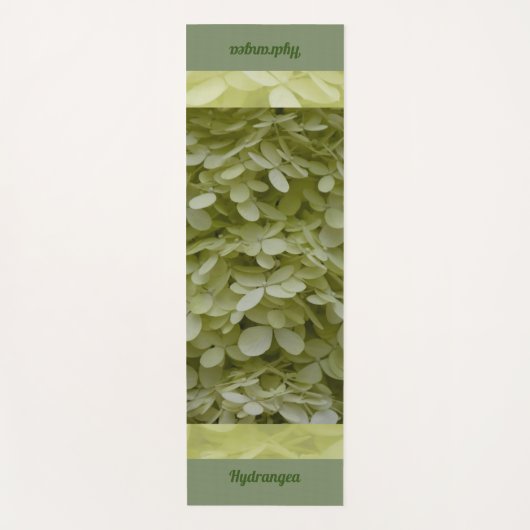 Hydrangeas Bloemen Celadon Groene Bloesems Yogamat (Voorkant)