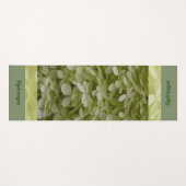 Hydrangeas Bloemen Celadon Groene Bloesems Yogamat (Voorkant (horizontaal))