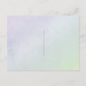 Hydrangeas Bloemenbruiloft Save the Date Aankondigingskaart (Achterkant)