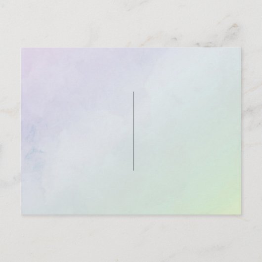 Hydrangeas Bloemenbruiloft Save the Date Aankondigingskaart (Achterkant)