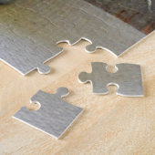 Hydrangeas Blue Mason Jar Floral Legpuzzel (Zijkant)