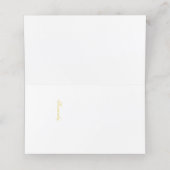 Hydrangeas Blue Tegel Food Tent Place Card Klantenkaartje (Binnenkant ongevouwen)