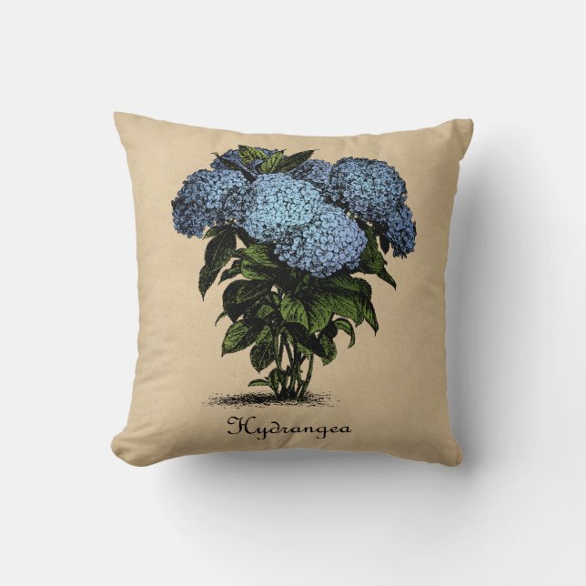 Hydrangeas  Botanisch Kussen (Voorkant)