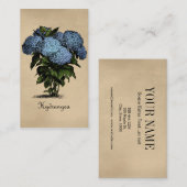 Hydrangeas  Botanisch Visitekaartje (Voorkant / Achterkant)