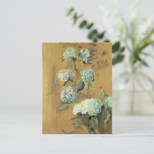 Hydrangeas Briefkaart (Staand voorkant)