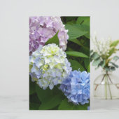 Hydrangeas Briefpapier (Staand voorkant)