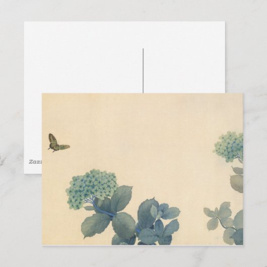 Hydrangeas by Shunso Briefkaart (Voorkant / Achterkant)