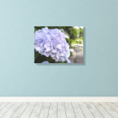 Hydrangeas by the Roadside – Nature Photography Canvas Afdruk (Insitu (Houten vloer))