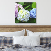 Hydrangeas Canvas Afdruk (Insitu (Slaapkamer))