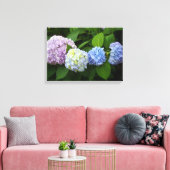Hydrangeas Canvas Afdruk (Insitu (Woonkamer))