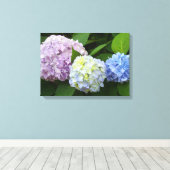 Hydrangeas Canvas Afdruk (Insitu (Houten vloer))