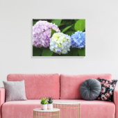 Hydrangeas Canvas Afdruk (Insitu (Woonkamer))