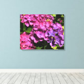 Hydrangeas Canvas Afdruk (Insitu (Houten vloer))