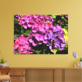 Hydrangeas Canvas Afdruk (Insitu (Woonkamer))