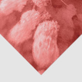 Hydrangeas Coral White Elegant  Floral Tissuepapier (Detail)