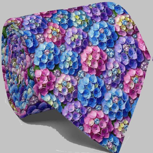 Hydrangeas & Diamonds | Trouw- en evenementensiera Stropdas