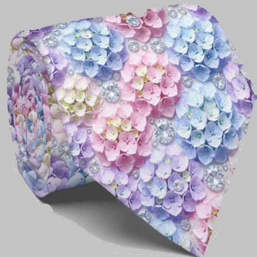 Hydrangeas & Diamonds | Trouw- en evenementensiera Stropdas