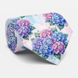 Hydrangeas & Diamonds   Trouw- en evenementensiera Stropdas