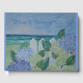 Hydrangeas door de oceaan gastenboek (Voorkant)