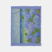 Hydrangeas door het Zee Fleece Deken (Voorkant)