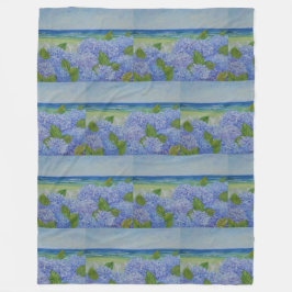 Hydrangeas door het Zee Fleece Deken