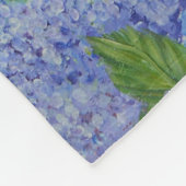 Hydrangeas door het Zee Fleece Deken (Hoek)