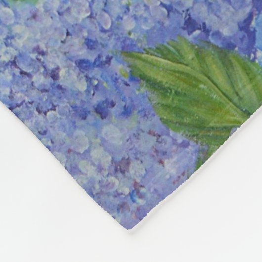 Hydrangeas door het Zee Fleece Deken (Hoek)