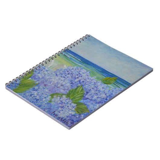 Hydrangeas door het Zee Notitieboek (Linkerzijde)