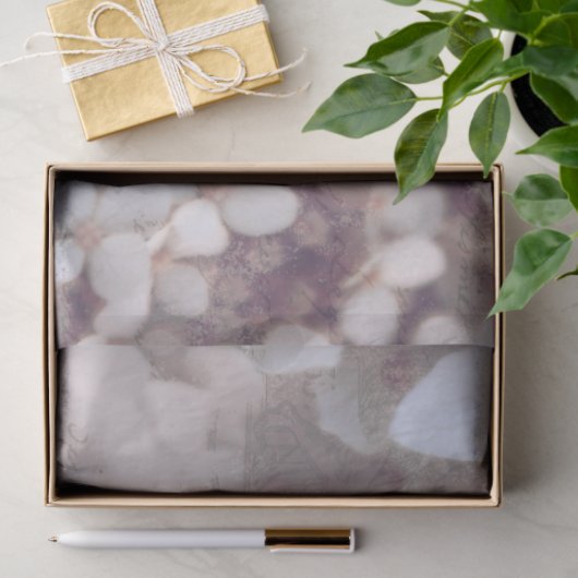 Hydrangeas Dusty Roos Pink Decoupage Paper Tissuepapier (Geschenk)