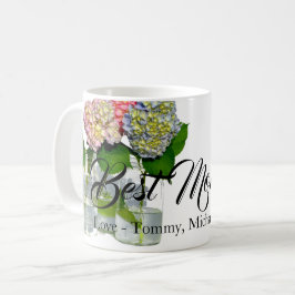 Hydrangeas en Mason jar beste moeder ooit Koffiemok