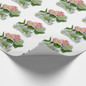 Hydrangeas en Mason jar Cadeaupapier (Hoek)