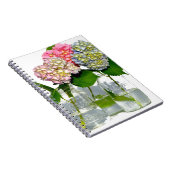 Hydrangeas en Mason jar Notitieboek (Rechterzijde)