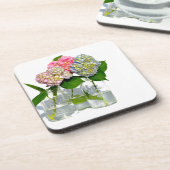 hydrangeas en mason jar onderzetter (Linkerzijde)