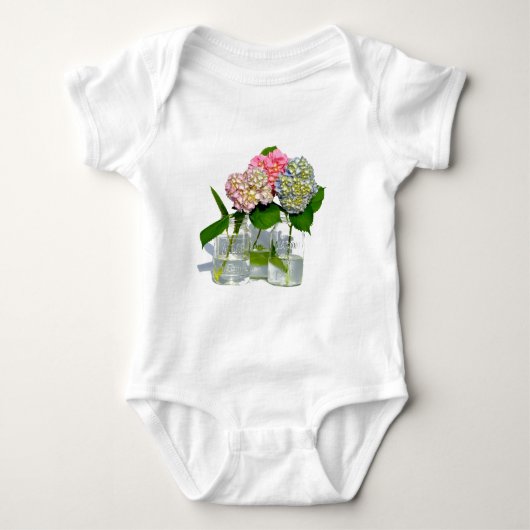 hydrangeas en mason jar romper (Voorkant)