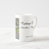 Hydrangeas en Picket Fence - Martha's wijngaard Porselein Kop (Voorkant rechts)