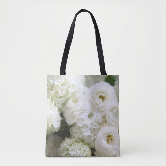 Hydrangeas en ranunculus tote bag (Voorkant)