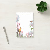 Hydrangeas en zongvogels Natuur Lover Gepersonalis Post-it® Notes (Kantoor)