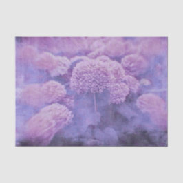 Hydrangeas Floral Chic Paarse  Textuur Tissuepapier