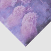 Hydrangeas Floral Chic Paarse  Textuur Tissuepapier (Detail)
