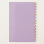 Hydrangeas Floral Wreath | Monogram Planner (Achterkant)