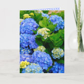 Hydrangeas Friendship Kaart (Voorkant)