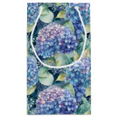 Hydrangeas geschenkzak klein cadeauzakje (Achterkant)