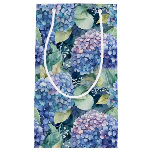 Hydrangeas geschenkzak klein cadeauzakje (Voorkant)