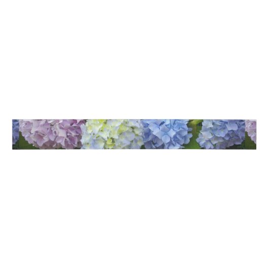 Hydrangeas Grosgrain Lint (Voorkant)