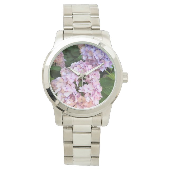 Hydrangeas Horloge (Voorkant)