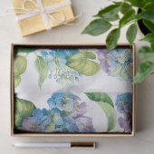 Hydrangeas in bloei tissuepapier (Geschenk)