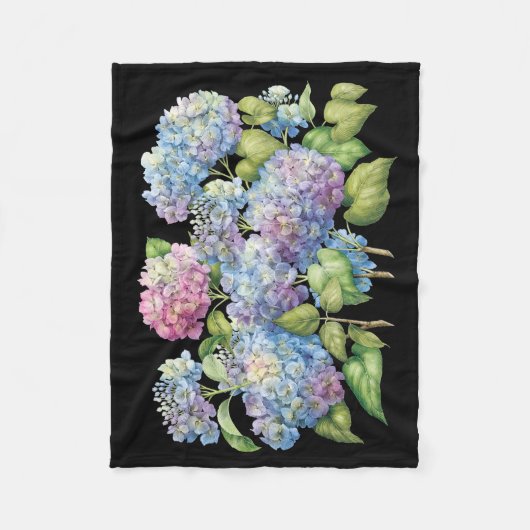 Hydrangeas in Bloom Fleece Deken (Voorkant)